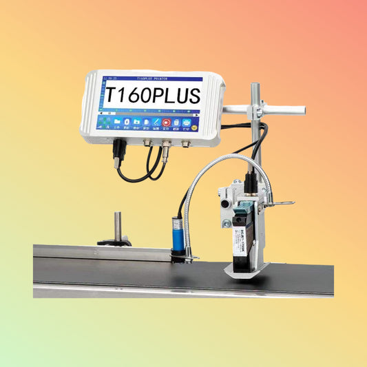 12.7mm Automatic TIJ Inkjet Date Coding Printer for Plastic