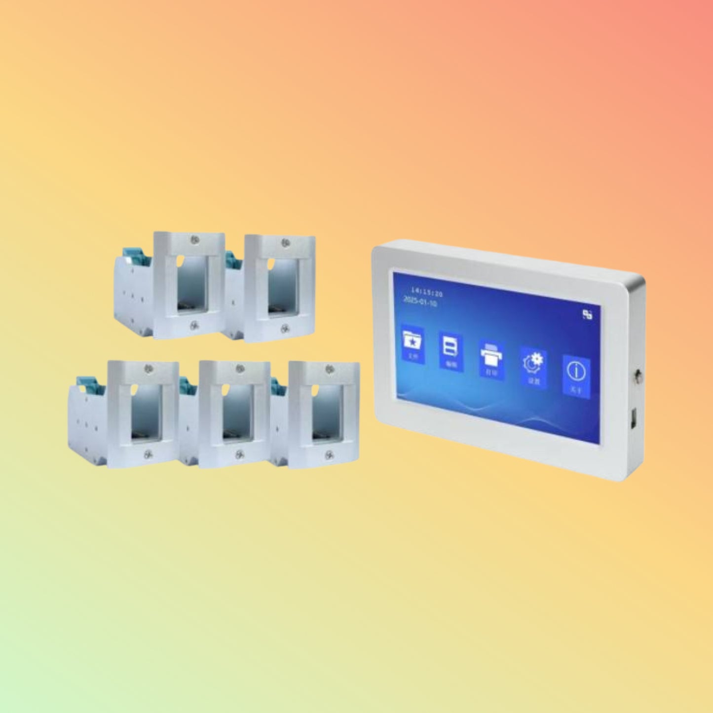 Yaomatec 12.7mm 7-Inch TIJ Inkjet Printer for Date, Logo & Serial