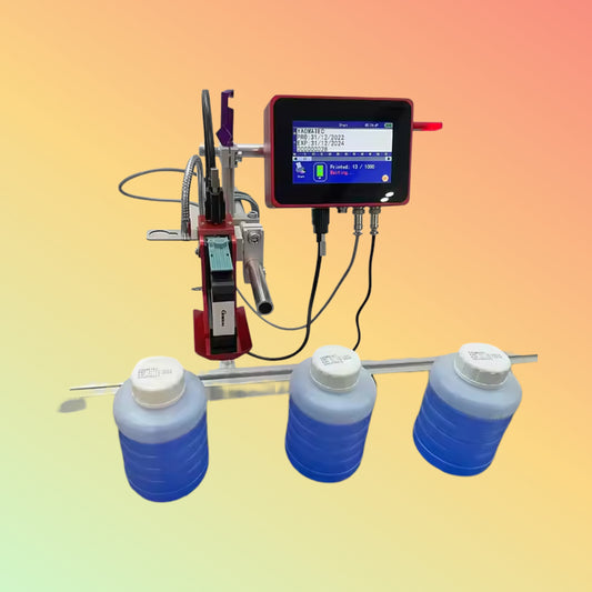 Yaomatec 12.7mm Automatic TIJ Inkjet Printer for Batch Code & Date