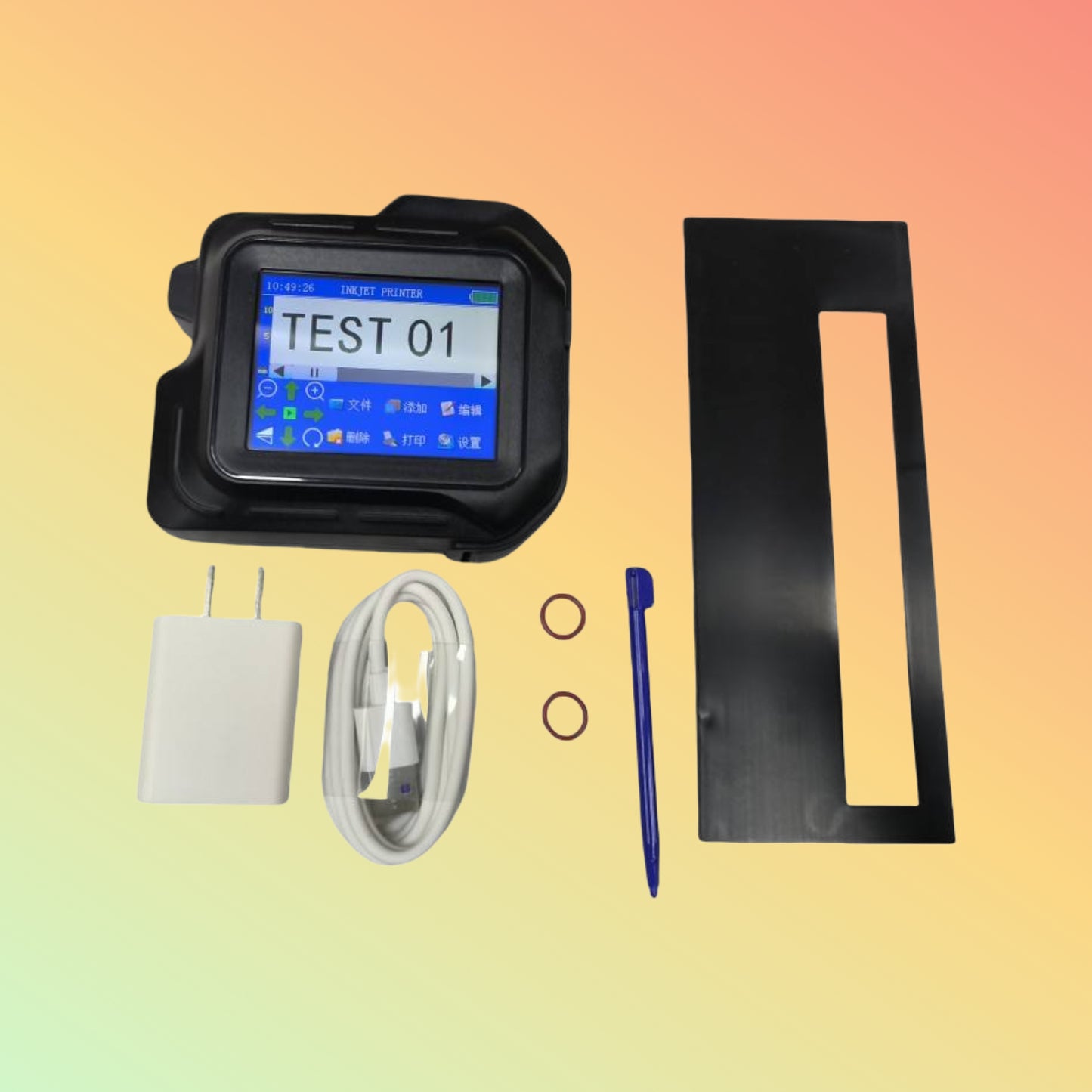 YAOMATEC 2.8″ Mini Logo & Coding Printer for Metal & Plastic