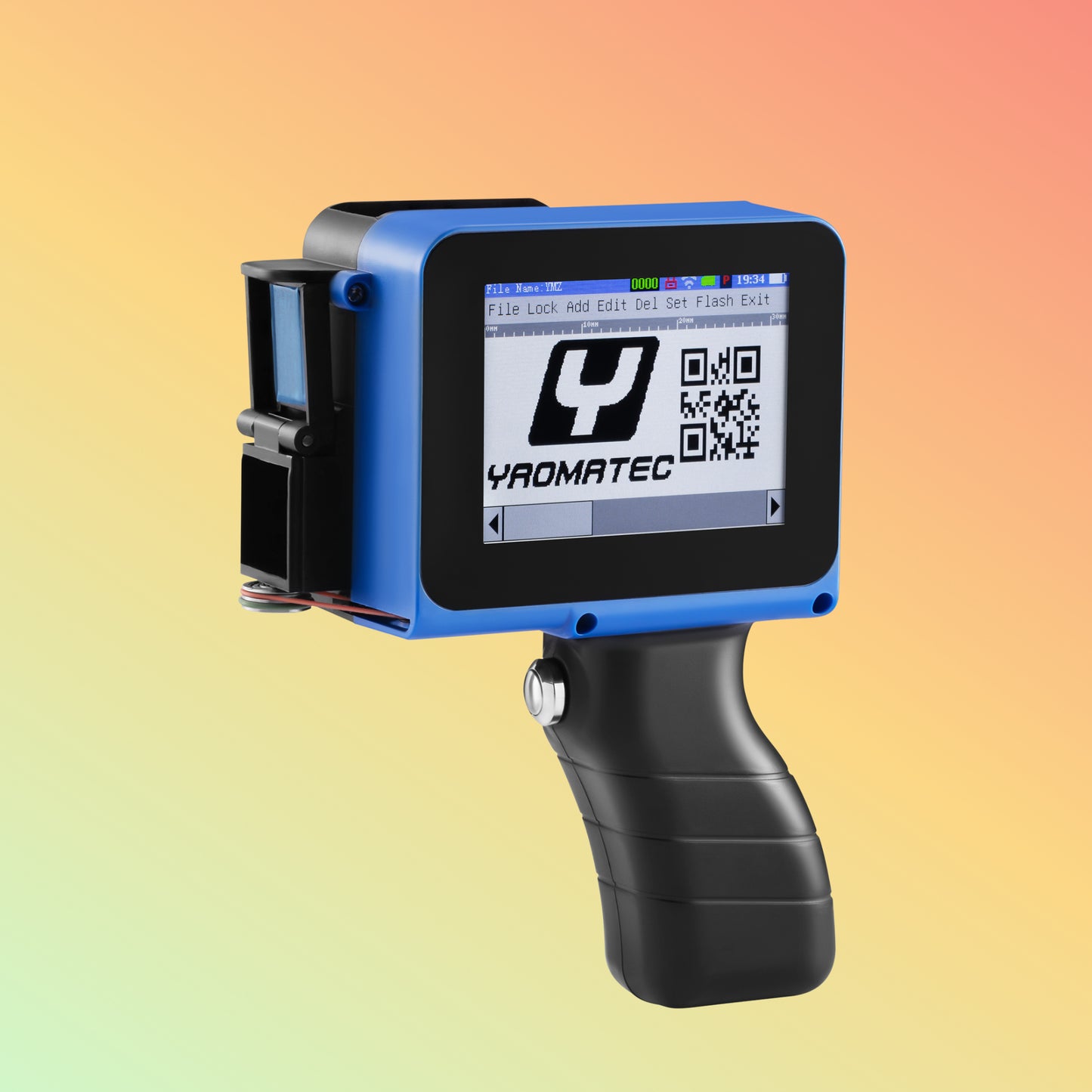 Yaomatec 12.7mm Mini Handheld Inkjet Printer for Date Number Logo Code