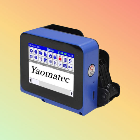 Yaomatec S1760 12.7mm Mini TIJ Printer for QR, Date & Label