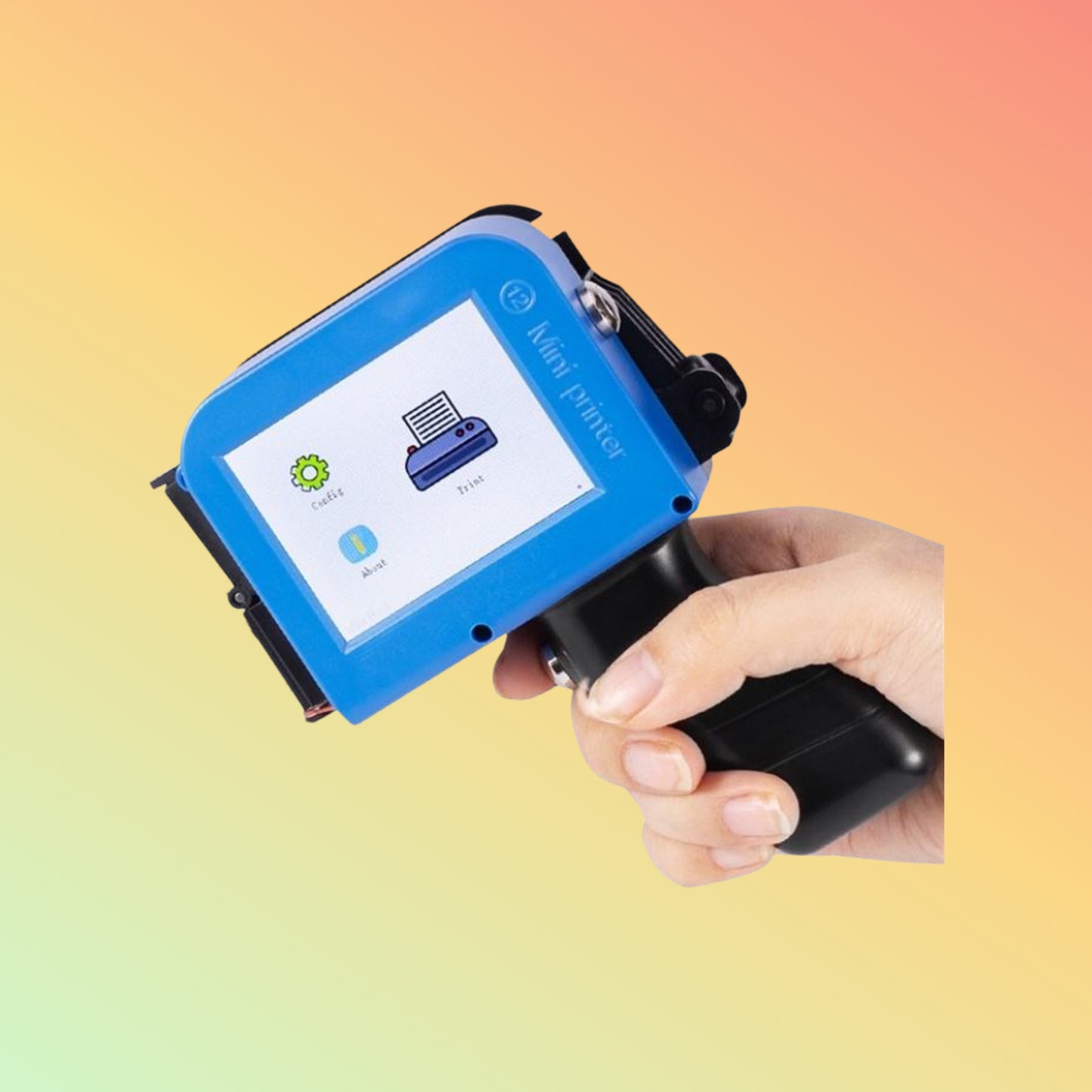 Yaomatec 12.7mm Mini Handheld Inkjet Printer for Date, Number & Logo