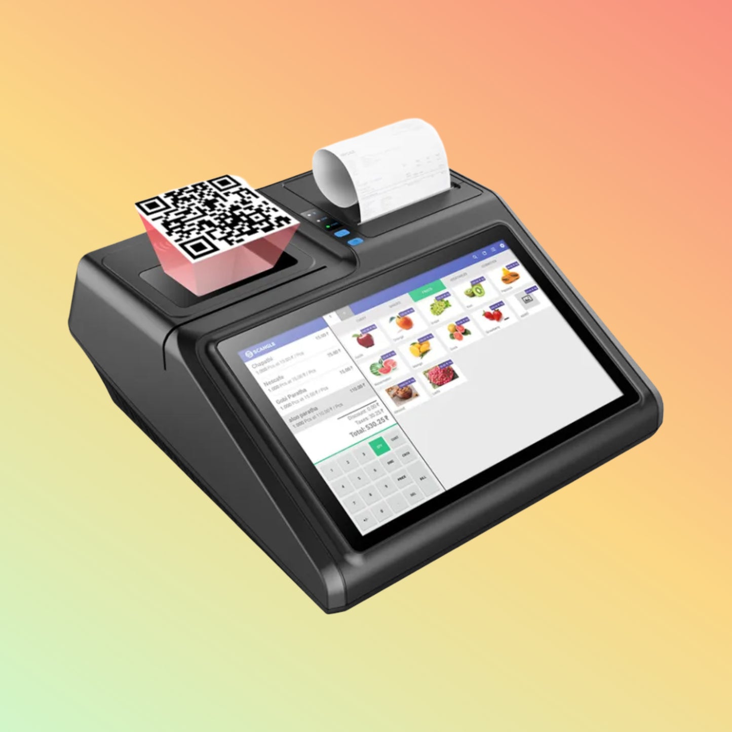 CARAVPOS - 10.1 inch Windows OS Horizontal Type All In One POS Machine Pos System