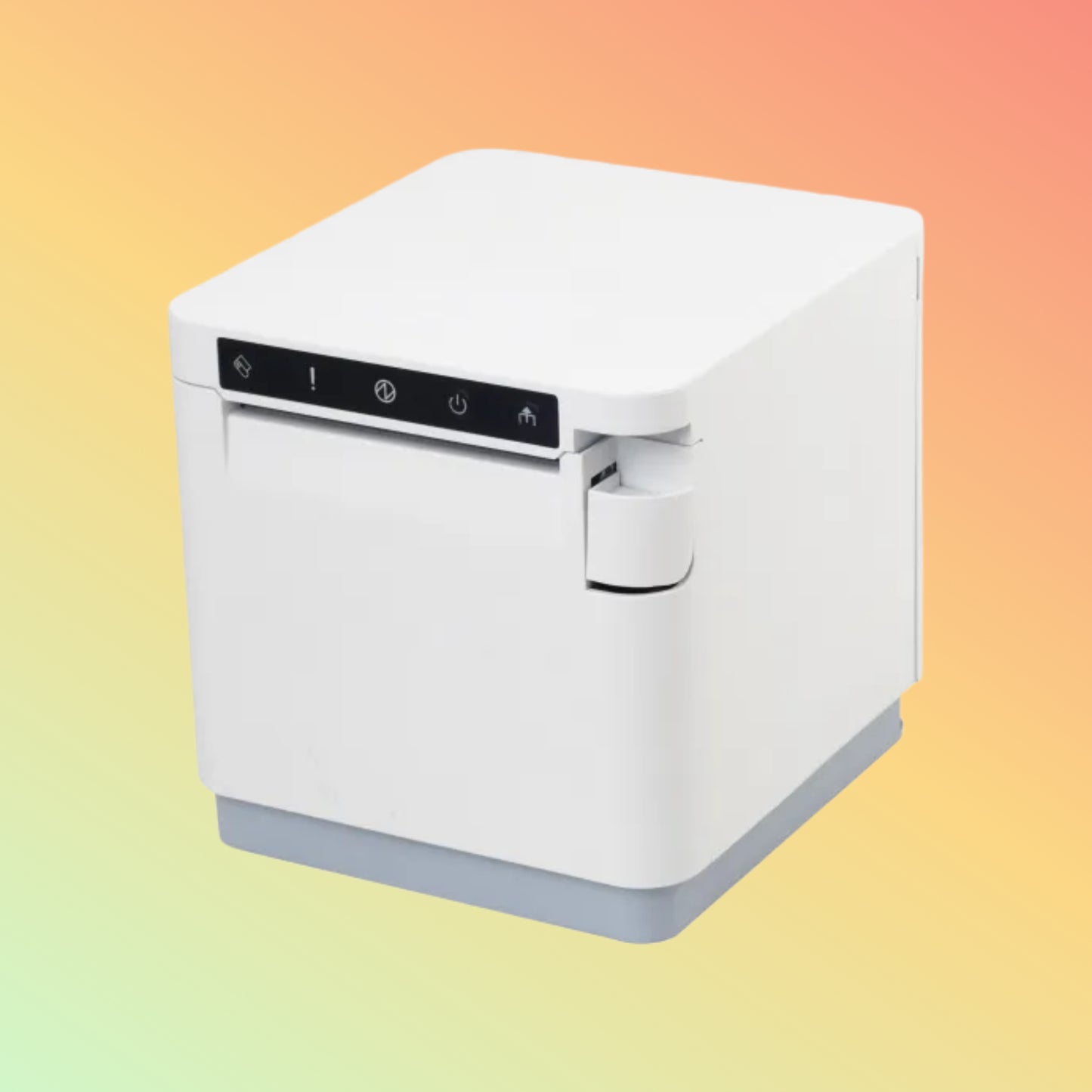 CARAVPOS 80mm Thermal POS Printer – White, 3 Ports, High Quality