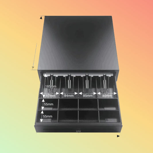 CARAVPOS All-in-One Cash Drawer Box for POS & Retail Stores