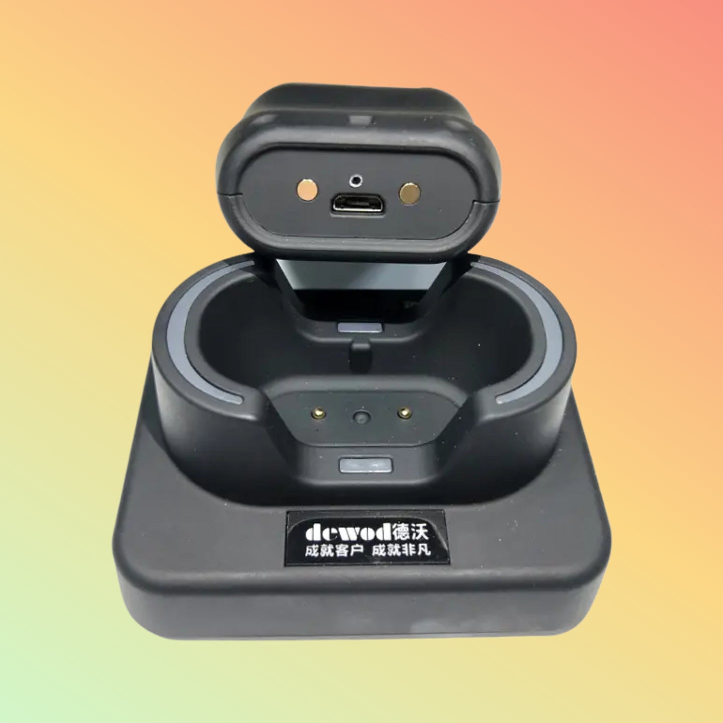 DEWOD DEWO XN2100 Mini portable Bluetooth barcode scanner with charging base