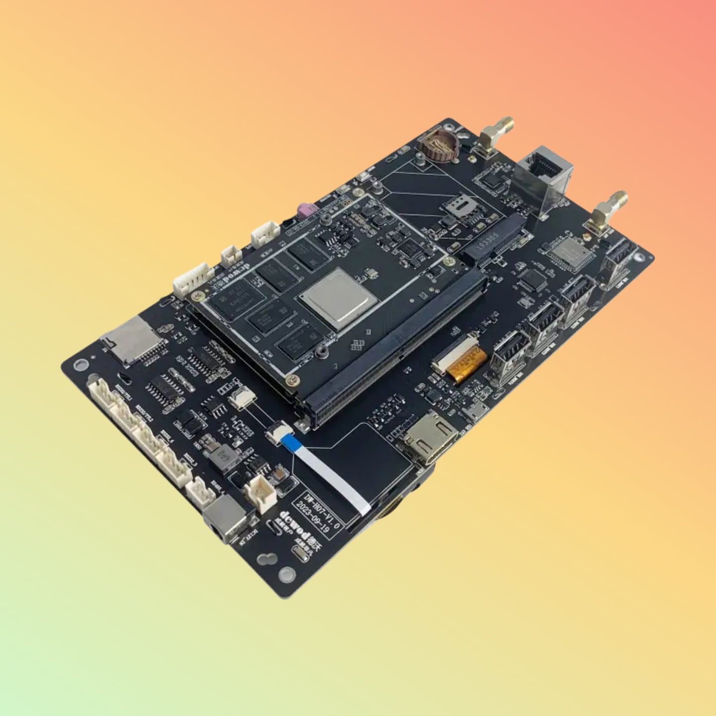 DEWOD H07D20 7-inch frame-less RK3288 capacitive touch panel