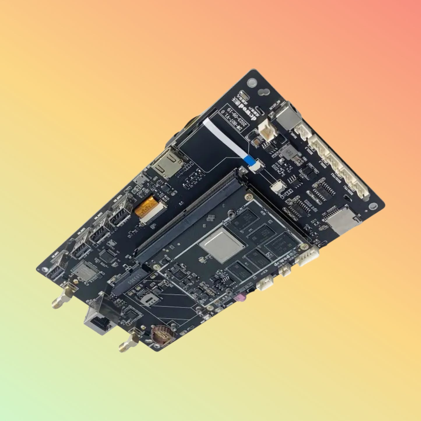 DEWOD H07D20 7-inch frame-less RK3288 capacitive touch panel