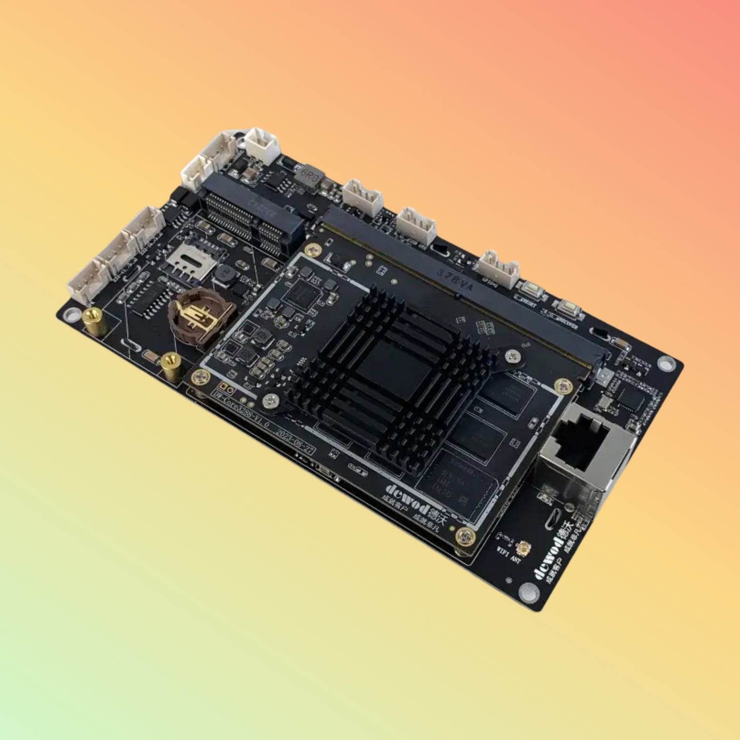 DEWOD 5 inch Android industrial Panel PC with Shell-less Module computer