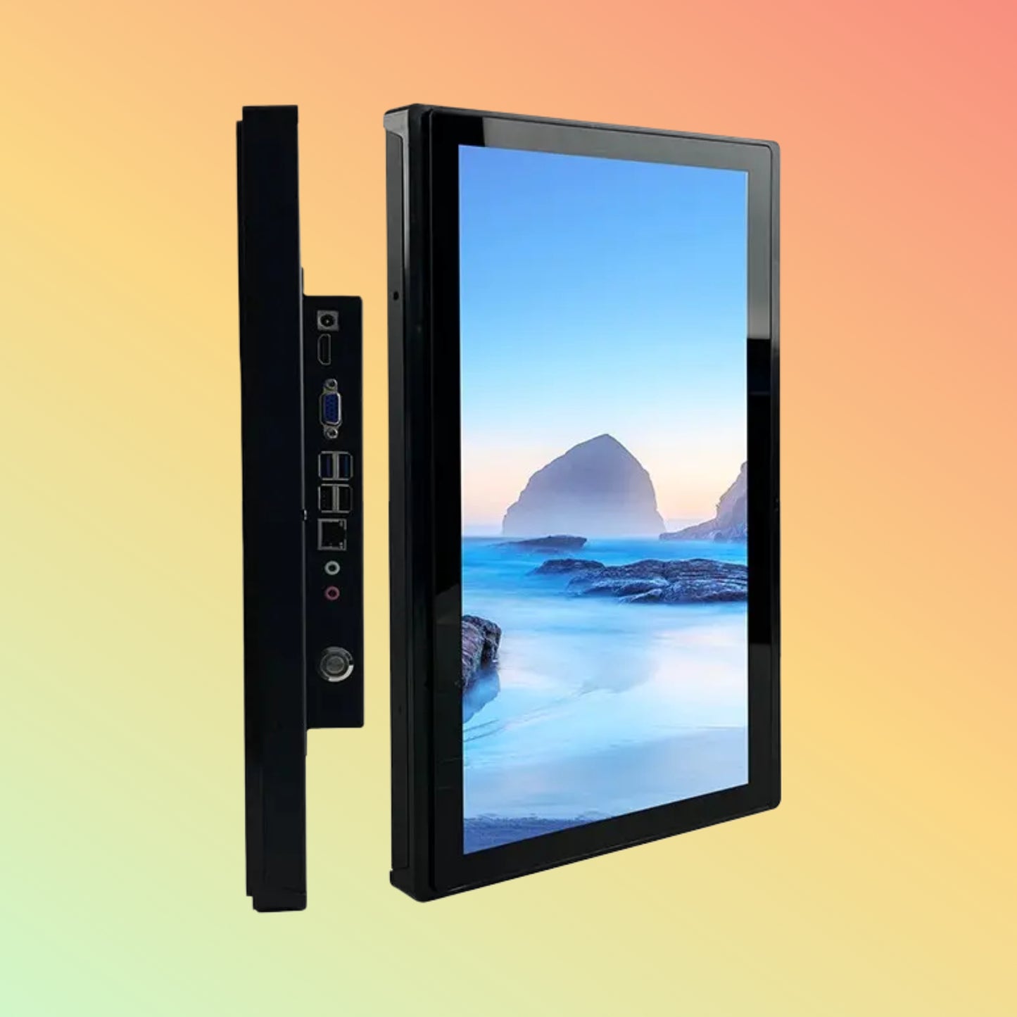 DEWOD Windows Intel i5 Industrial LCD Touch Monitor XF156 Serials