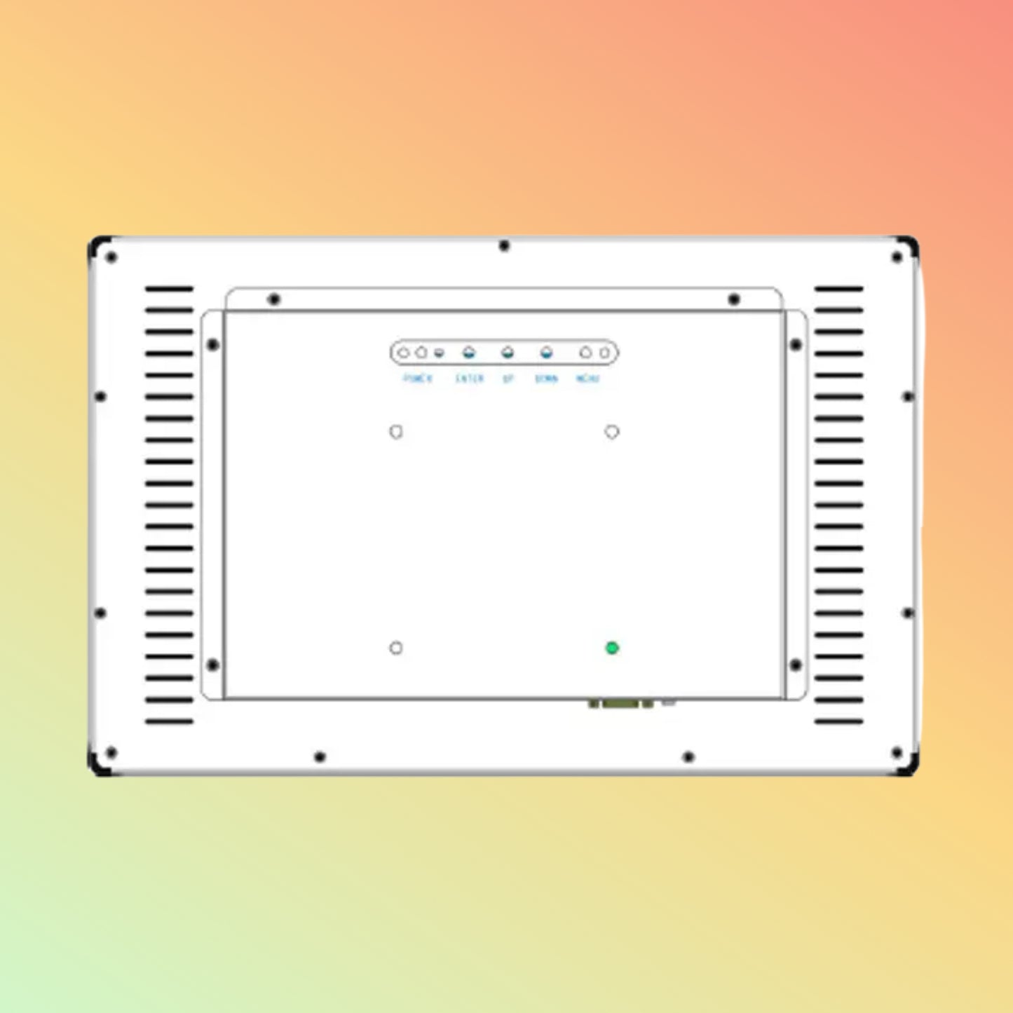 DEWOD Desktop 21.5-inch Infrared USB Touch Monitor
