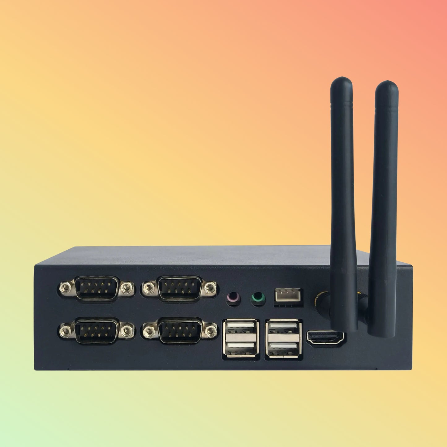 DEWOD BOX-E801S RK3399 Mini PC – 5 LAN Ports & 4G Routing