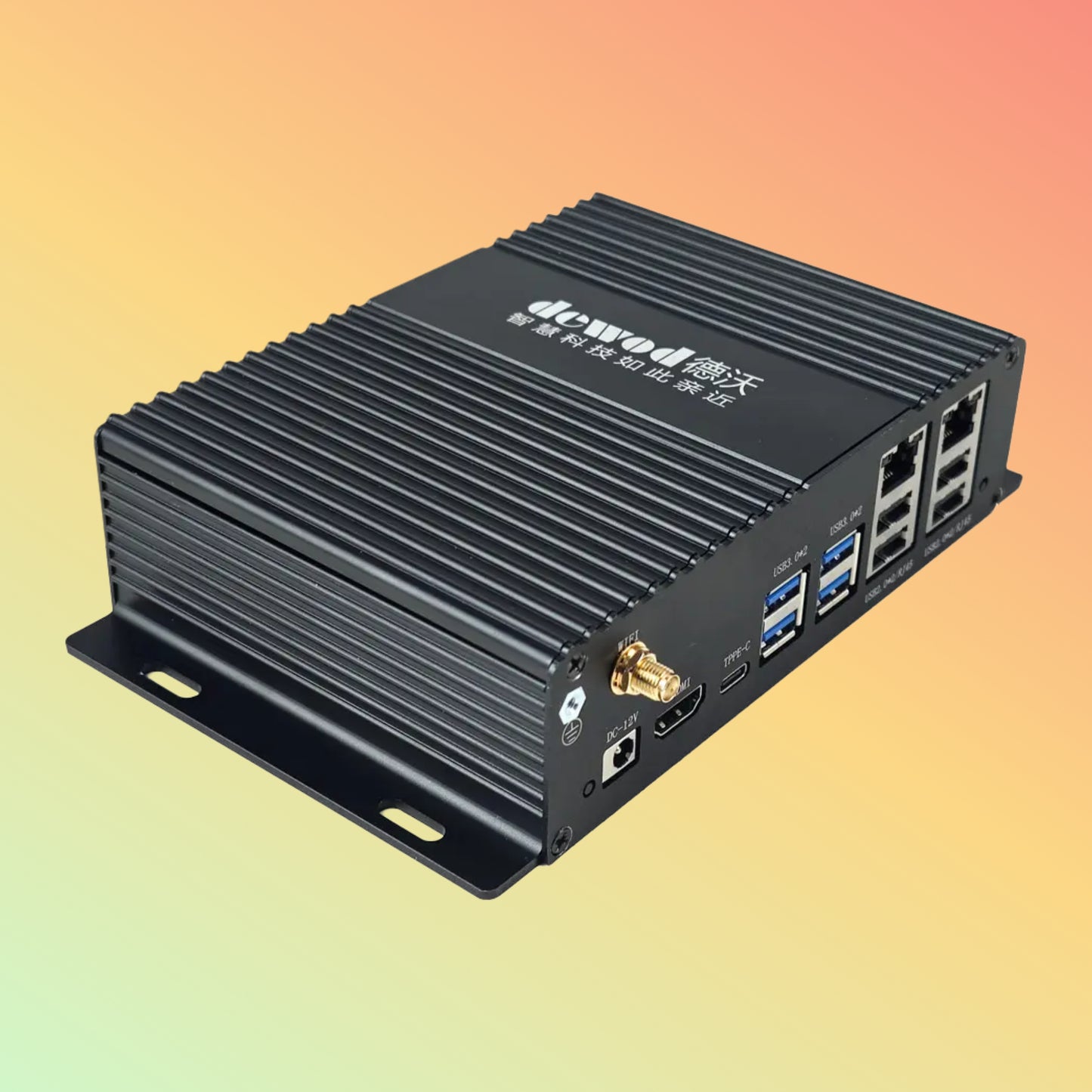 DEWOD BOX-E88 RK3588 Mini PC Dual LAN for Self-Service Control