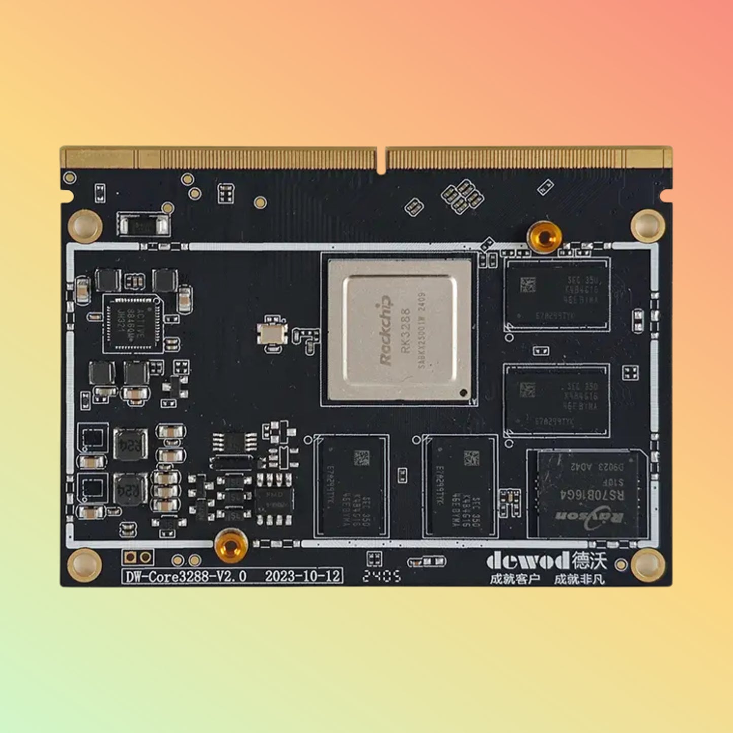 DEWOD K3288 Core Board – Compact Cortex-A17 Processor Module