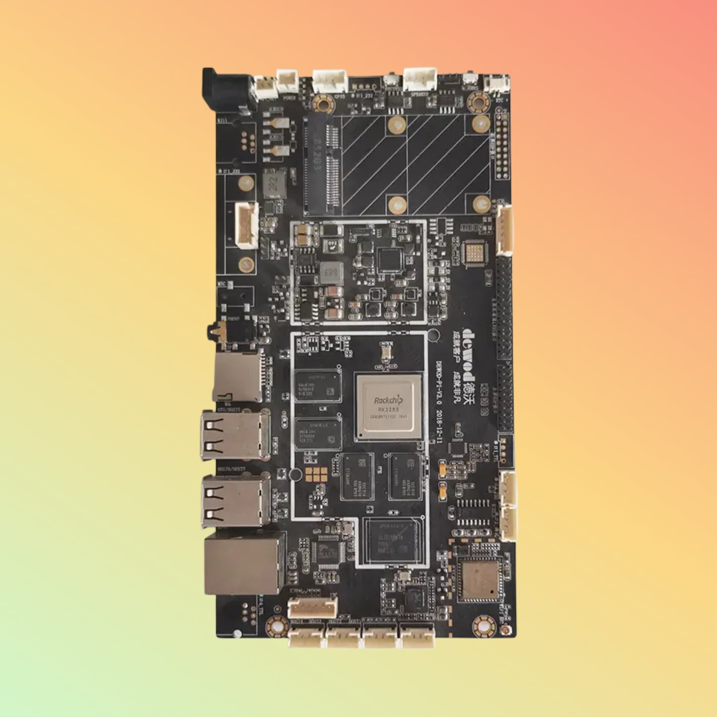 DEWOD RK3288 Mainboard WIFI 802.11b/g/n, BT4.0, 3G EDP LVDS Interface