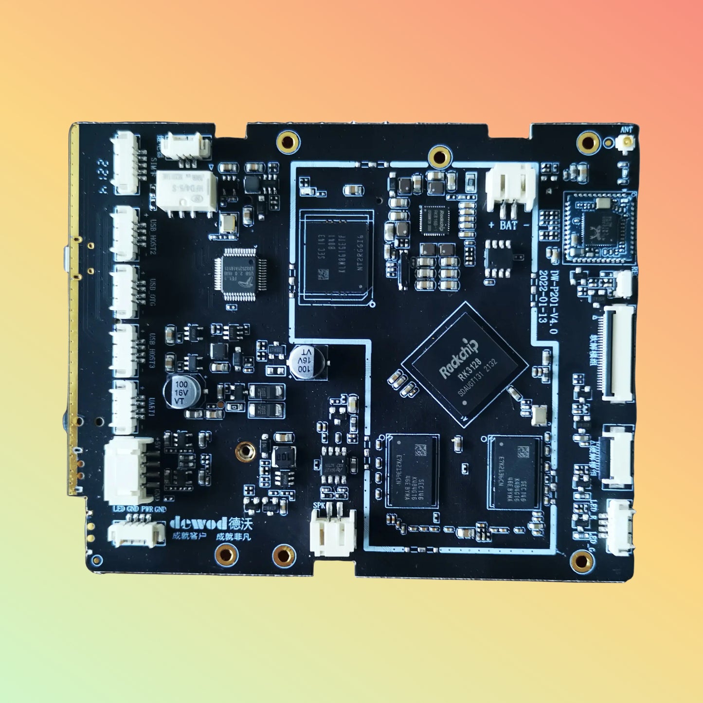 DEWOD P201 RK3128 Android System 1+4G Android Motherboard
