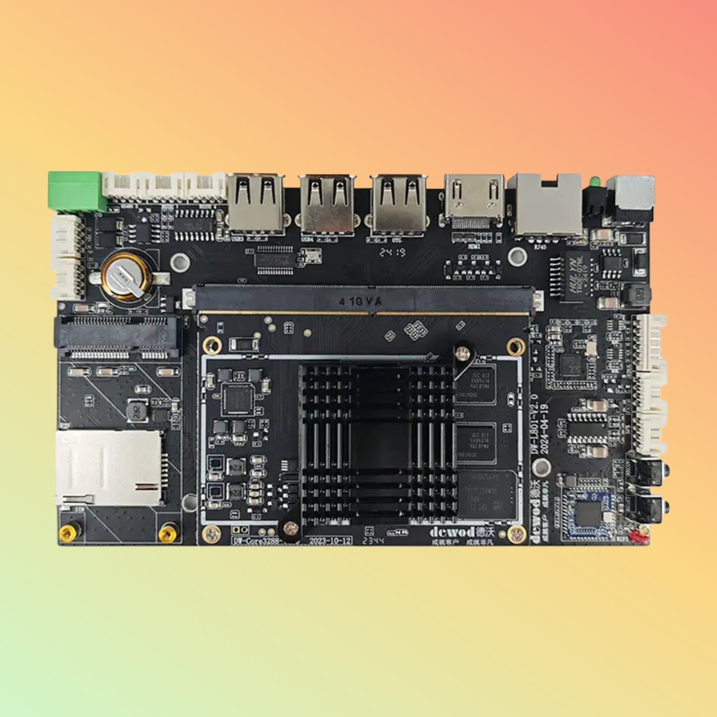 DEWOD RK3288 Quad-Core Cortex-A17 1.8GHz Android Board L801