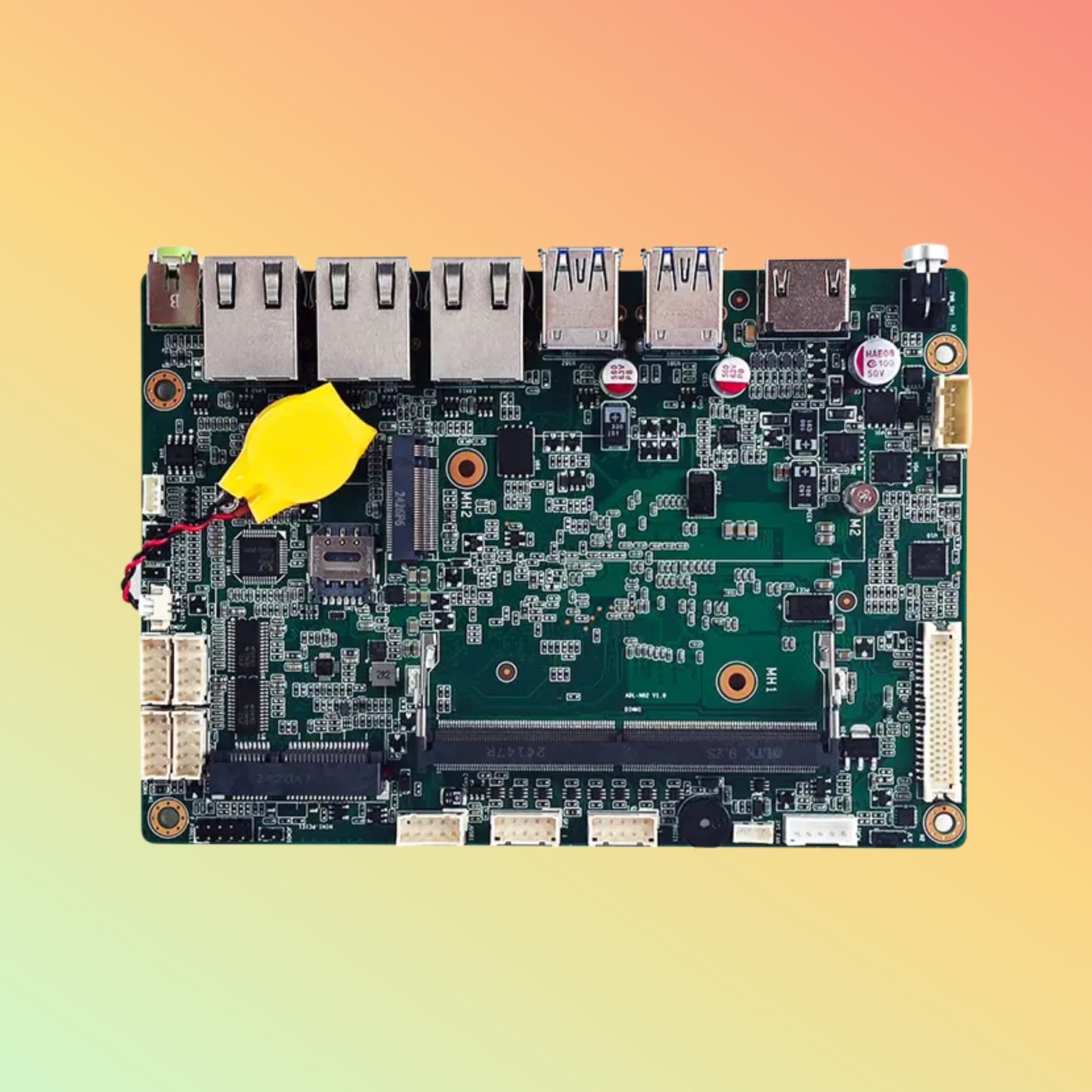 DEWOD 3.5-Inch Alder Lake Windows Motherboard Rich Interfaces Small size