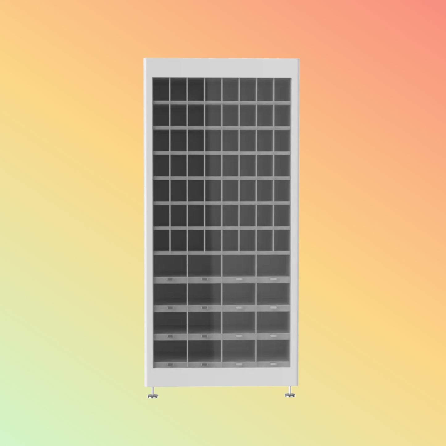 DEWOD DW-GZ-072 Locker Vending Machine, 72 Doors, Multi-Payment