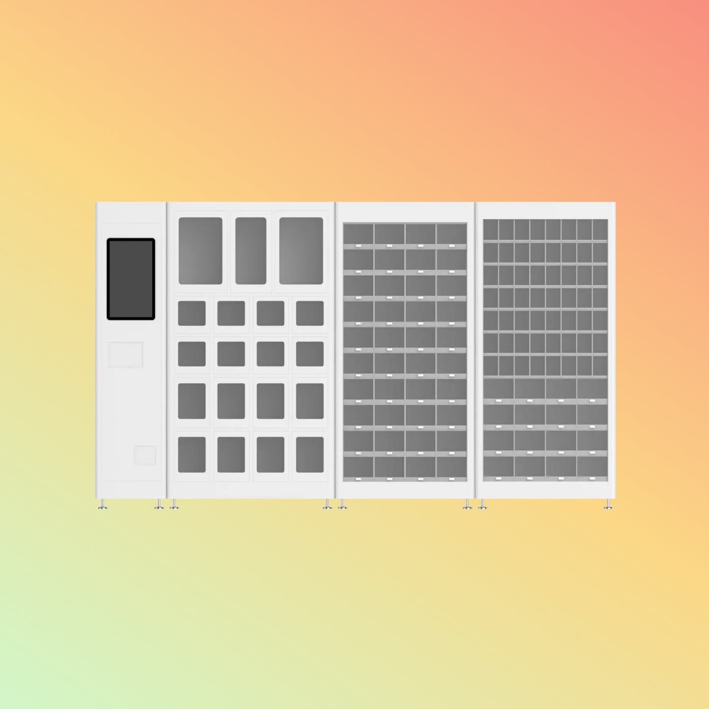 DEWOD DW-GZ-001 21.5'' Smart Vending Machine Touch Kiosk