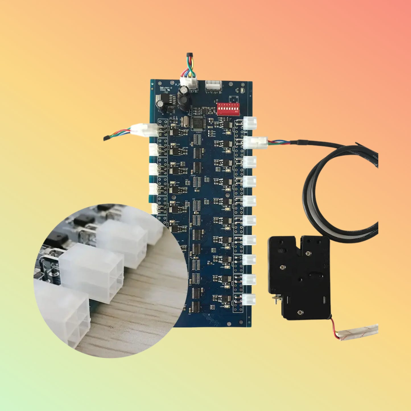 DEWOD 24 Channel Locks Locker Controller Board For Kinds Of Smart Lockers