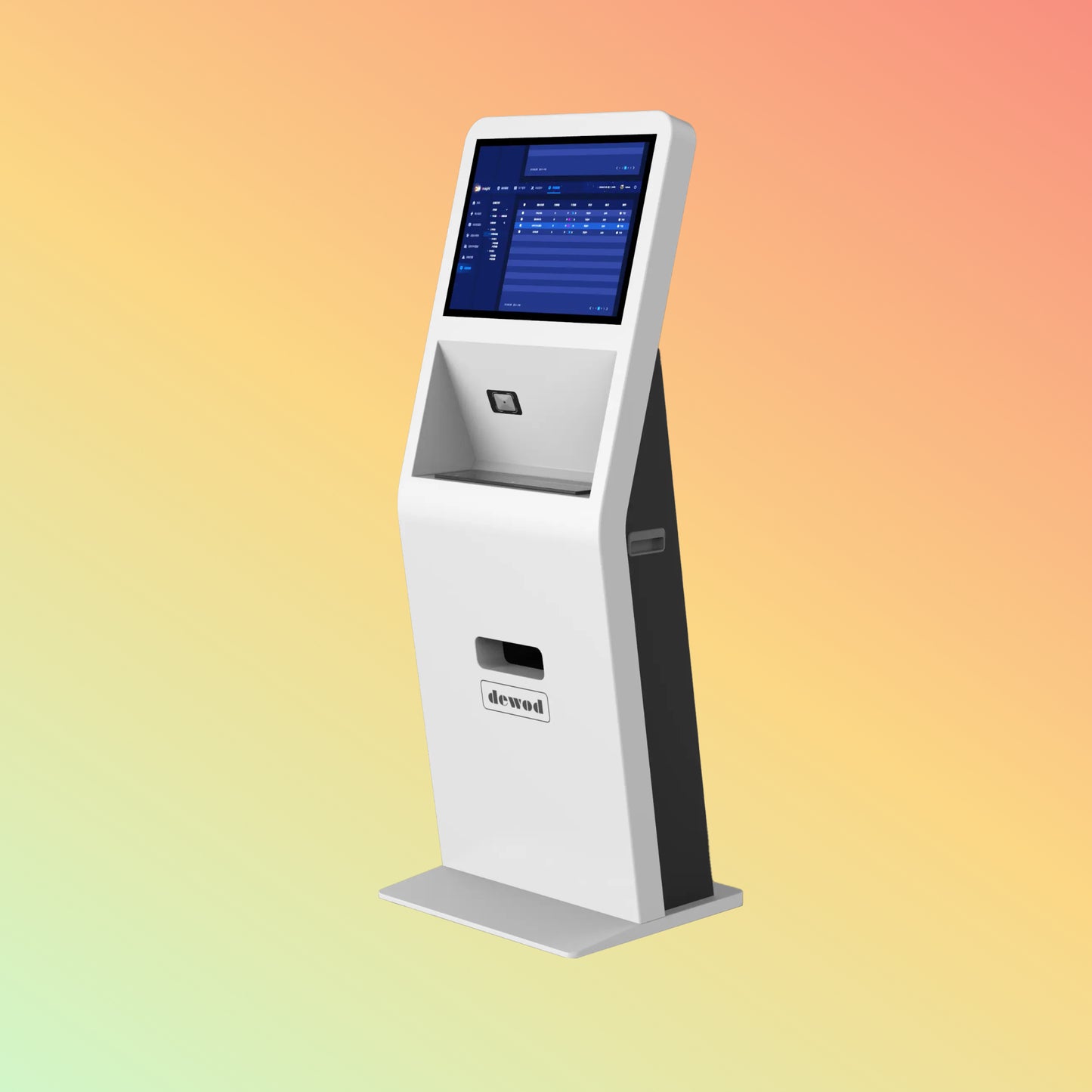 DEWOD 21.5-inch Self Service Kiosk Android Windows System Built-in QR Code Scanner