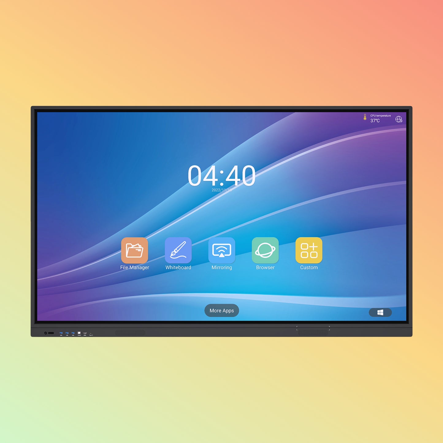 SMARTLINES Android 11 ST982-R  IR Interactive Flat Panel