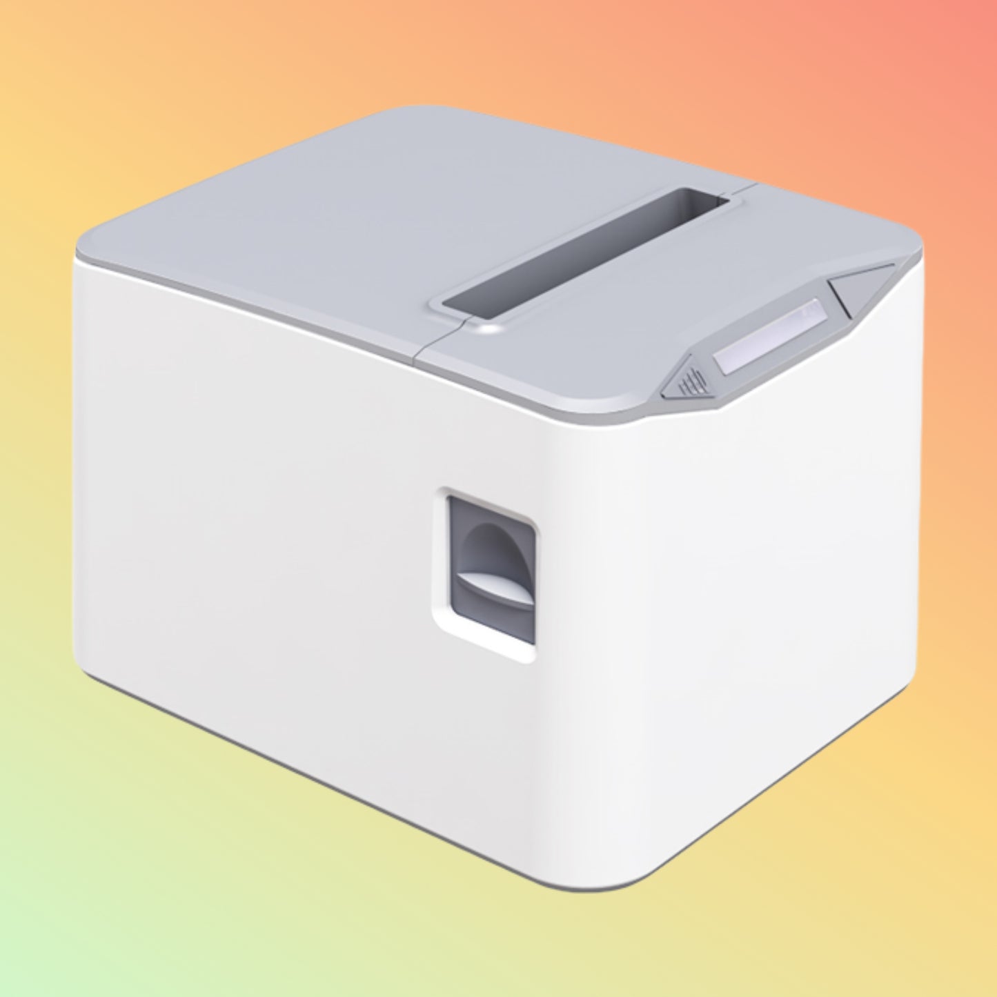 HZTZ POS 8370-White gray Receipt Printer