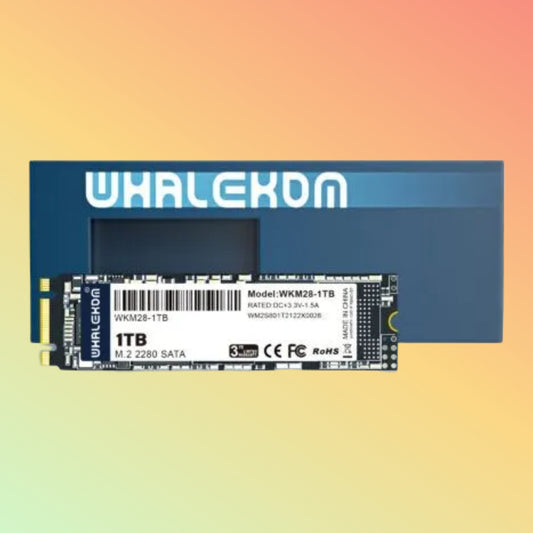 WHALEKOM WKNV-1TB M.2 PCIe NVMe SSD – 1TB Solid State Drive