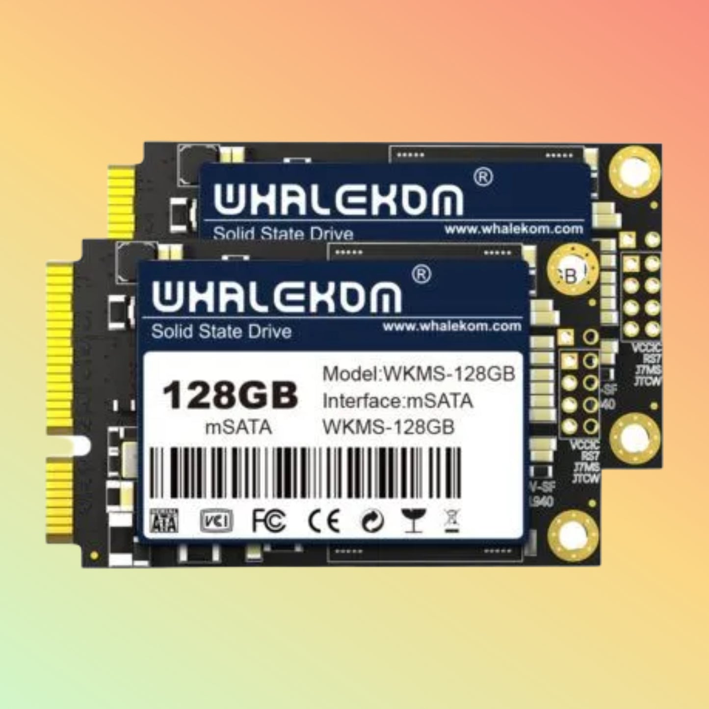 WHALEKOM WKMS-128 MSATA SSD – 128GB Solid State Drive