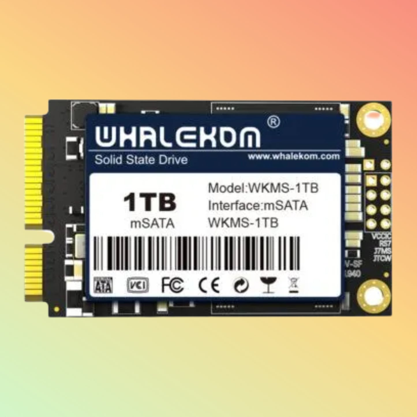 WHALEKOM WKMS-1TB MSATA SSD – 1TB Solid State Drive