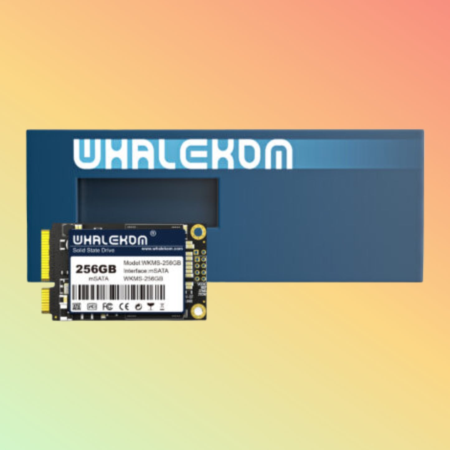 WHALEKOM WKMS-256 MSATA SSD – 256GB Solid State Drive