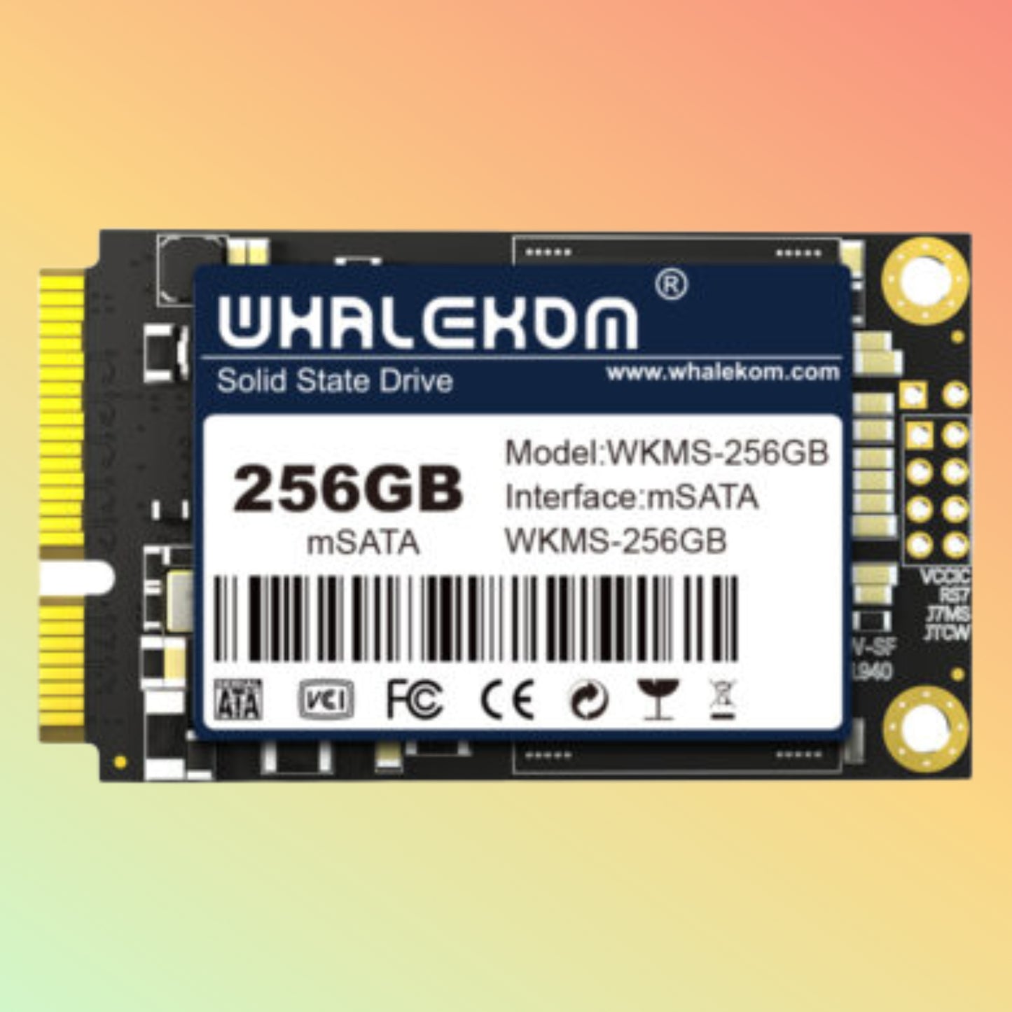 WHALEKOM WKMS-256 MSATA SSD – 256GB Solid State Drive