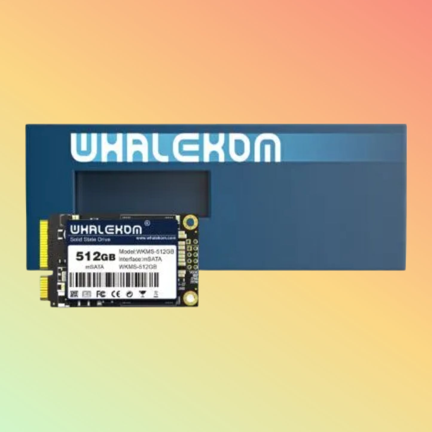 WHALEKOM WKMS-512 MSATA SSD – 512GB Solid State Drive