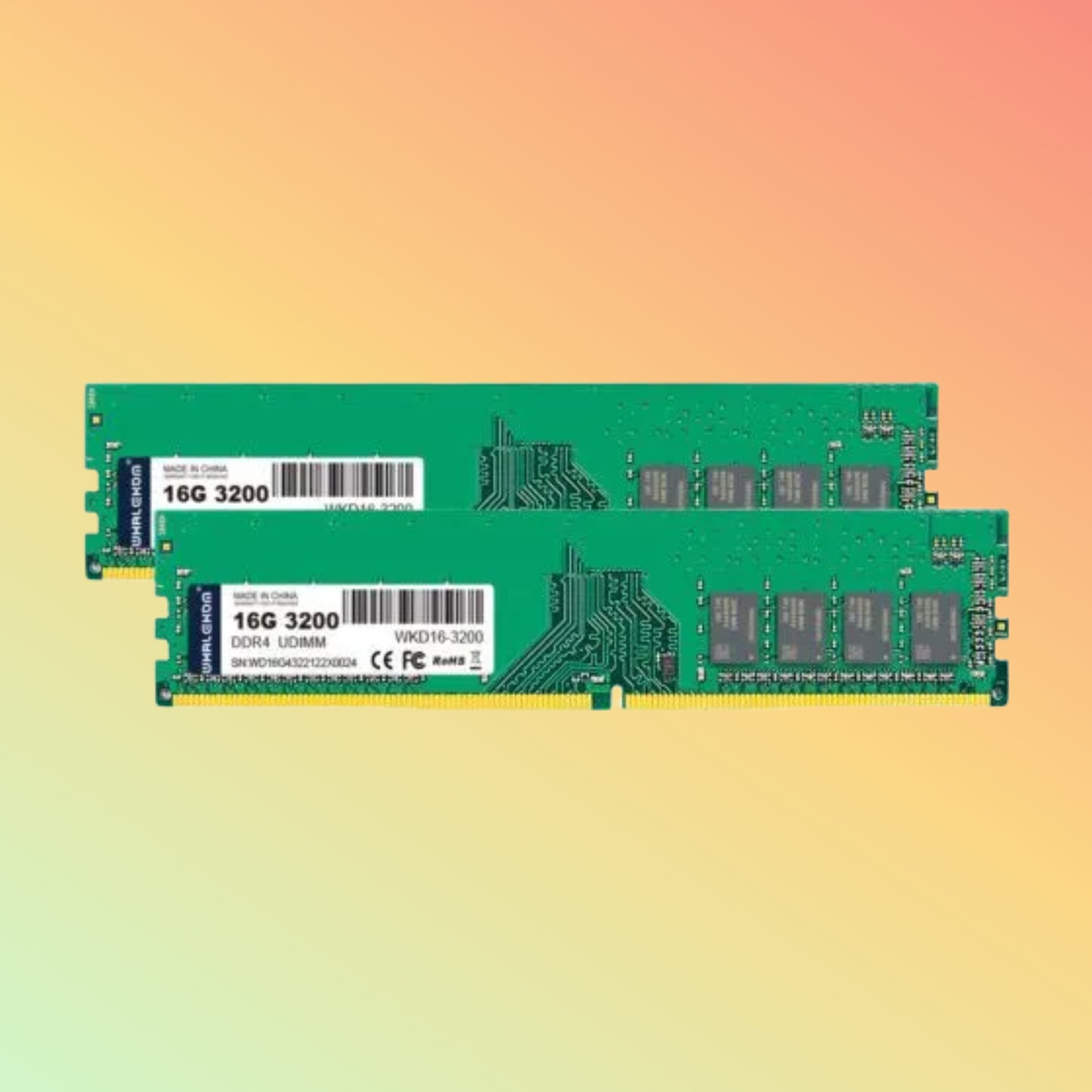 WHALEKOM WKD16 – DDR4 16GB 3200MHz RAM