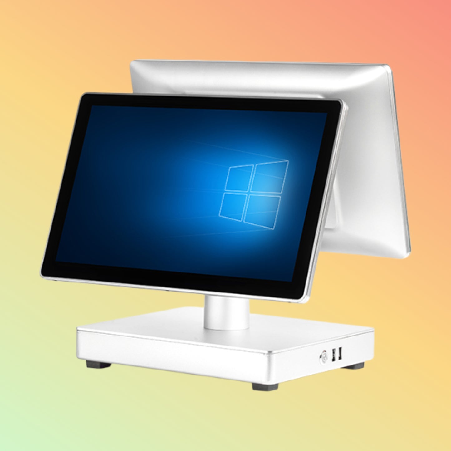 SUNSON SP06B Double Screen POS with Aluminium Holder
