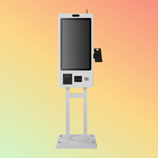 27" Touch Kiosk, Thermal Printer & 2D Scanner, Win OS Payment