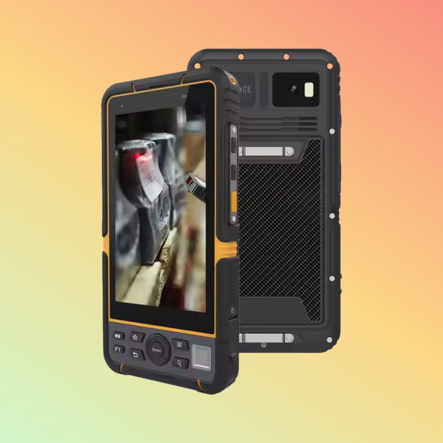 OEM T60 Rugged Pda Tablet Pc 5.5 Inch Industrial Pda Android Ip67 Nfc Gps 4g Lte with Barcode Scanner RFID UHF Handheld PDAs