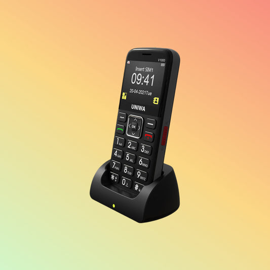 UNIWA V1000 Big Button 4G Senior Bar Cell Phone For Elderly with SOS