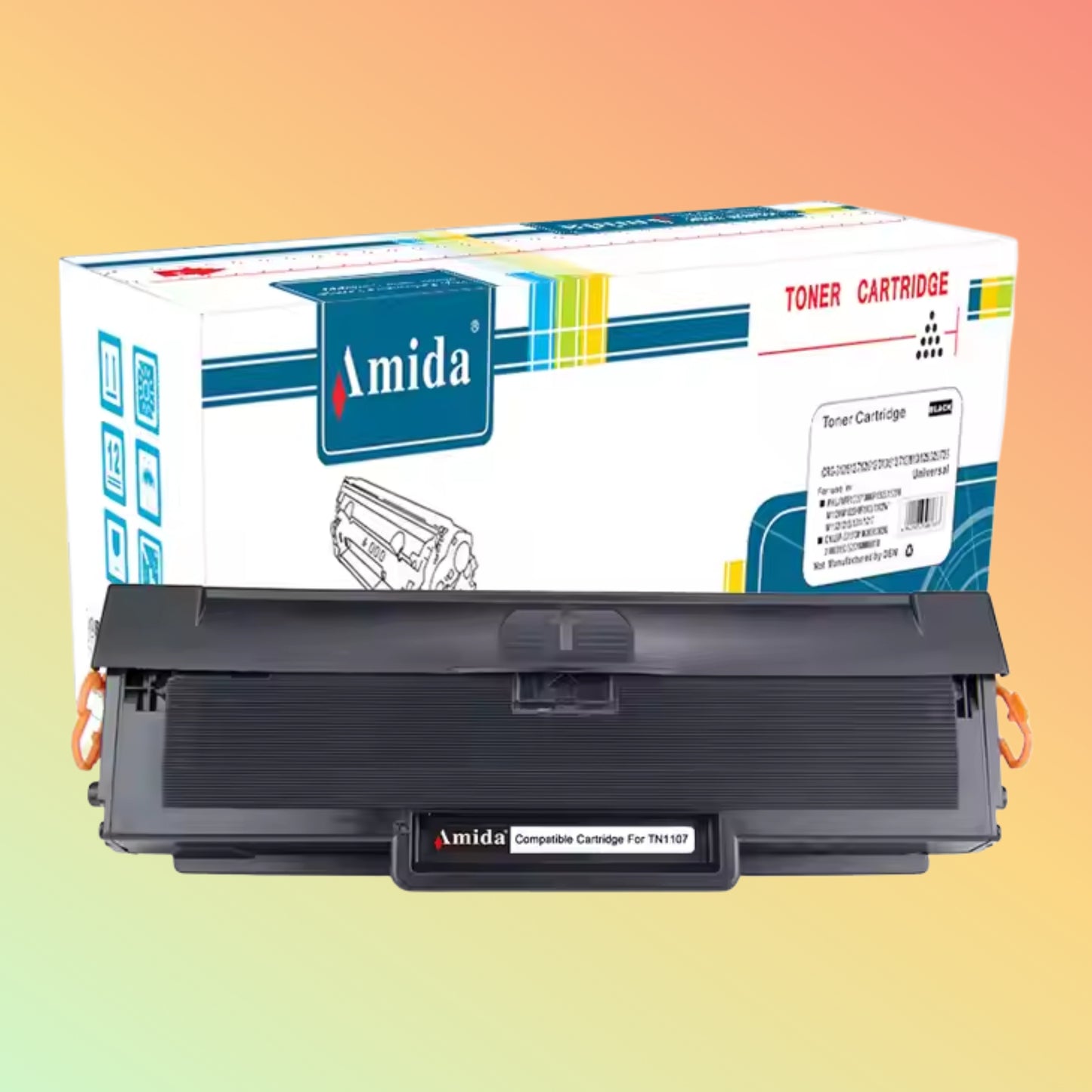 Amida Wholesale W1107XL High-capacity Toner Cartridge Compatible for Laser 107/MFP 135a Printer