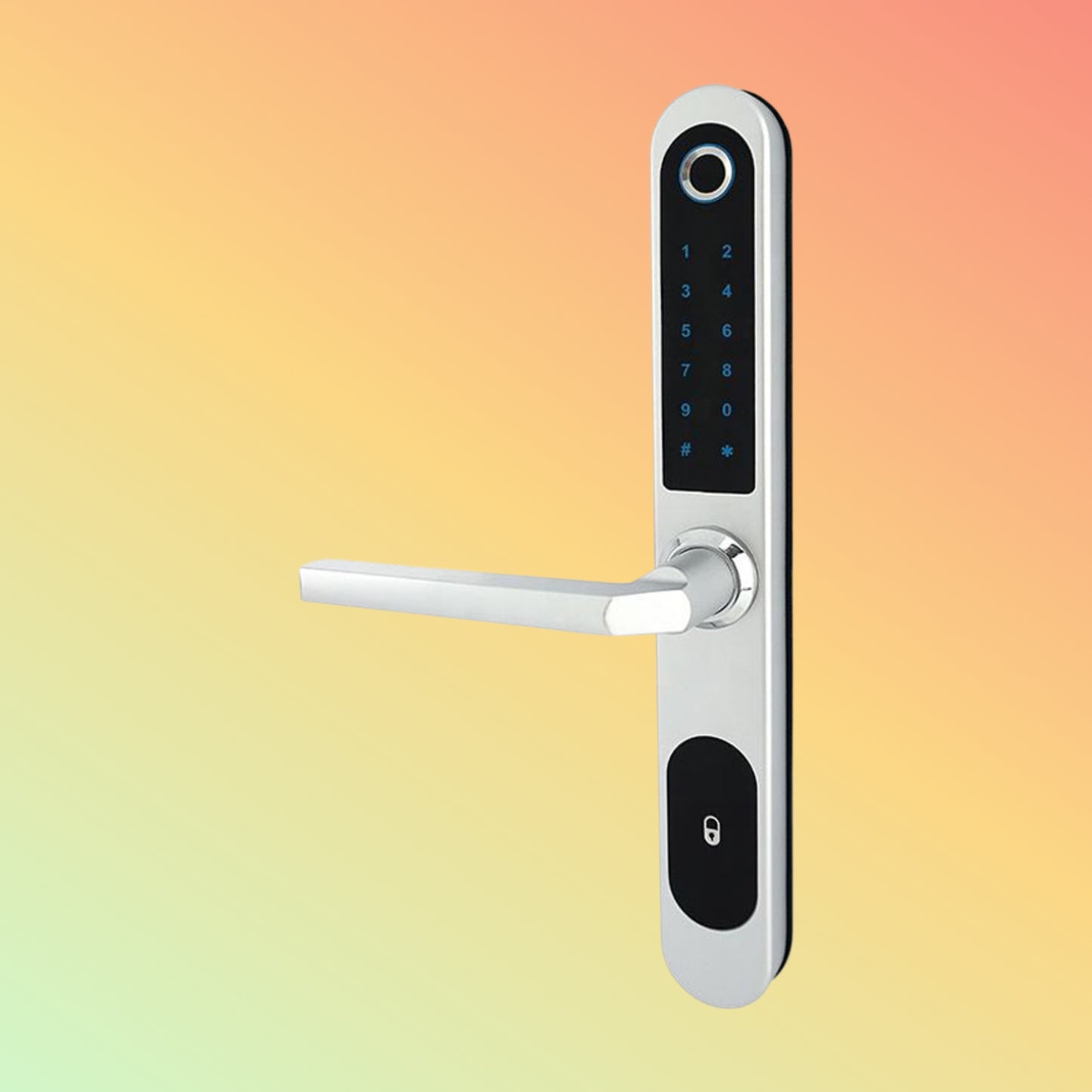 Granding GL-A2 Keyless Aluminum Sliding Door Lock with Hook