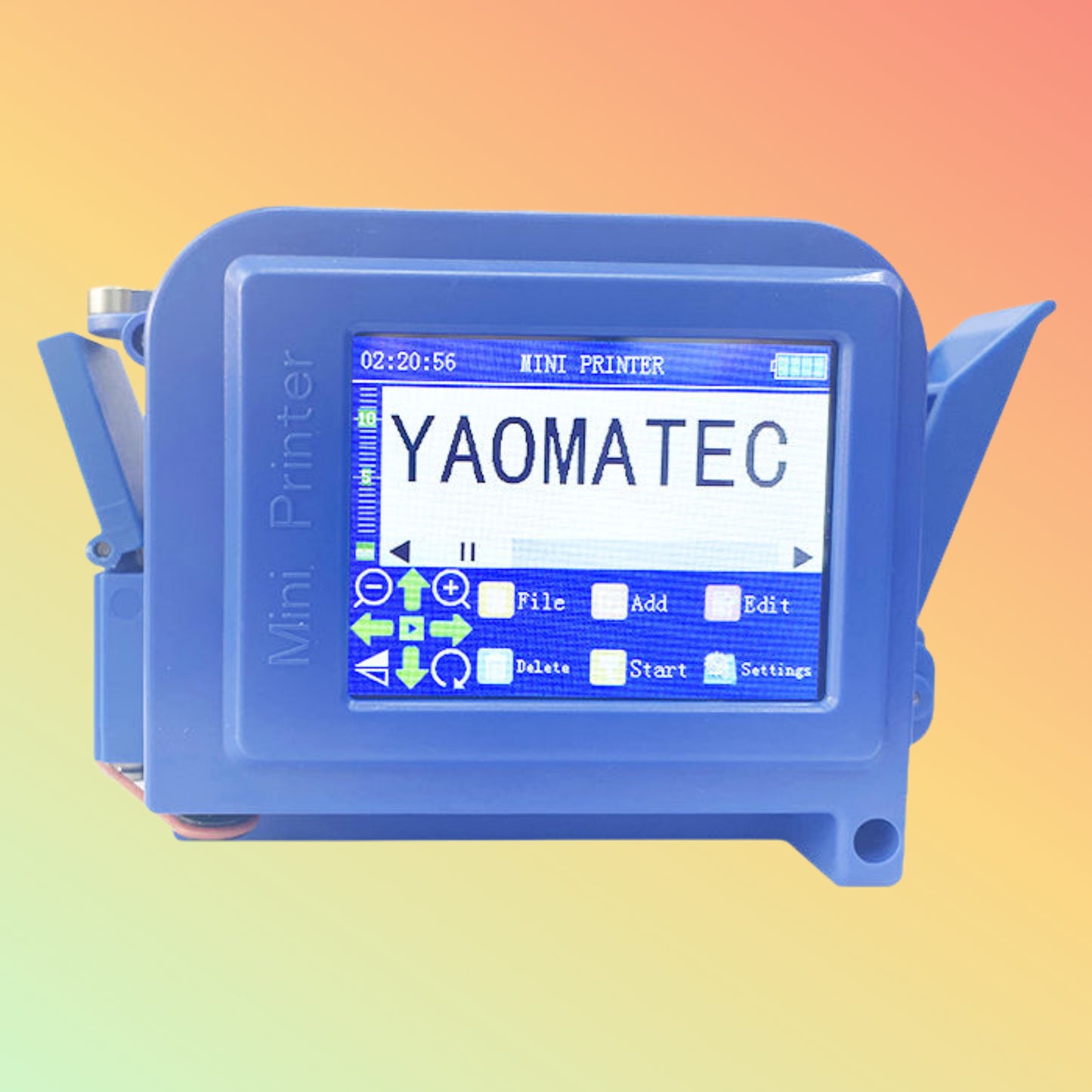 New Portable Expiry Date Handheld Batch Code Barcode Inkjet Printer