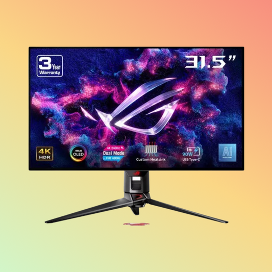 ASUS REPUBLIC OF GAMERS SWIFT PG32UCDP Gaming Monitor - 32" 4K (3840 x 2160), OLED, HDMI, DP, 1300 nits, 480 Hz