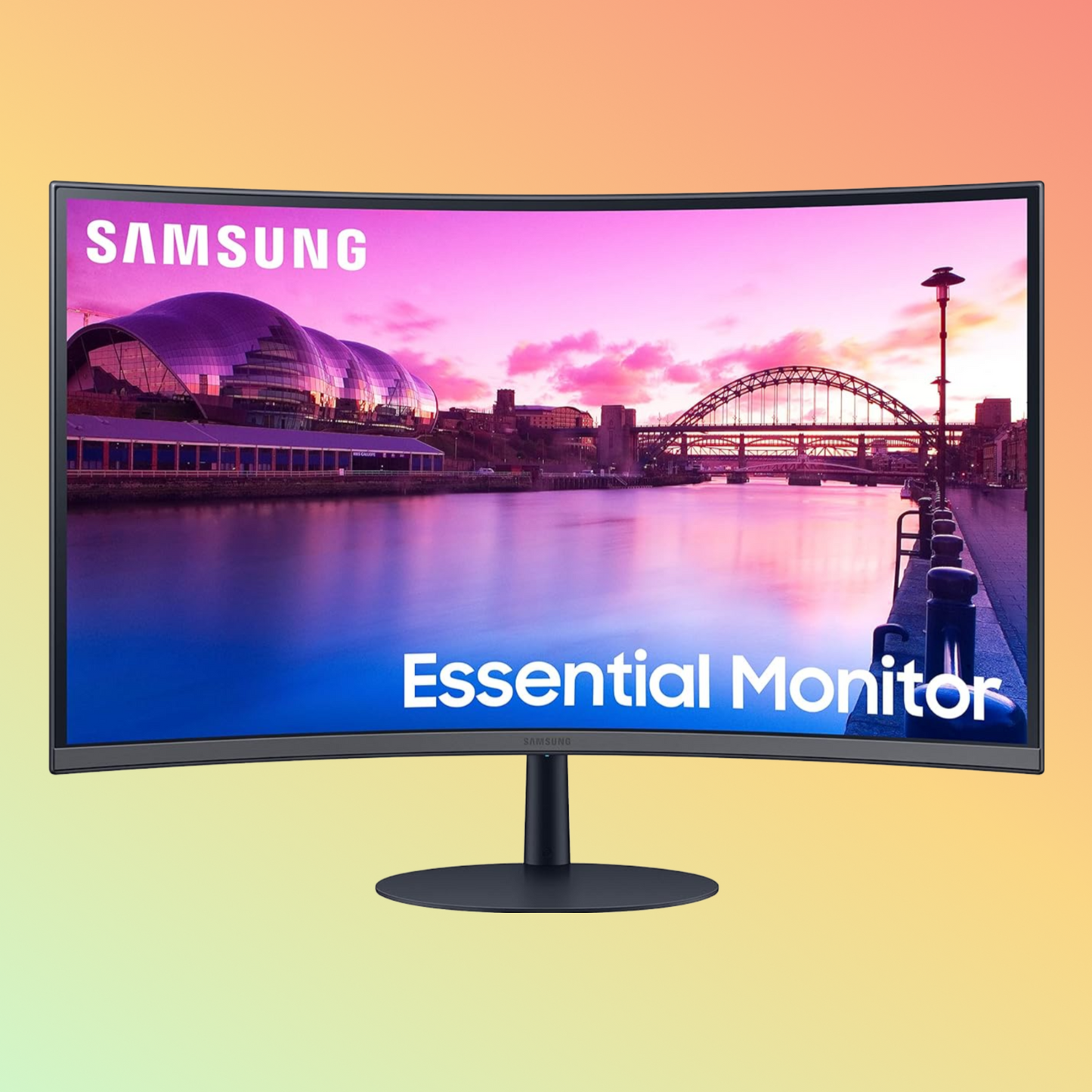 Samsung SM-LS27C390EAMXUE 27" FHD 4ms 75Hz Curve Monitor - Black