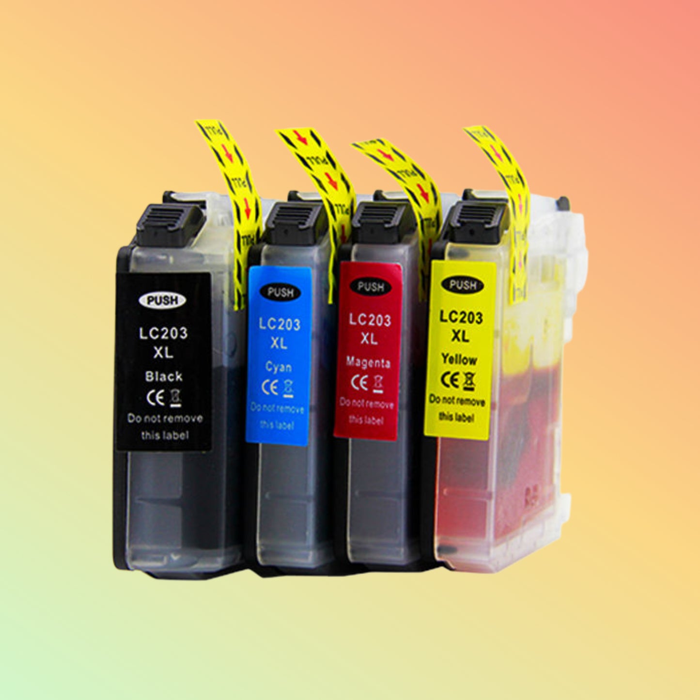 Amida LC203XL Brother Ink Cartridge Compatible for Mfc-j4420dw Mfc-j4620dw Printer LC203XL Ink Cartridge