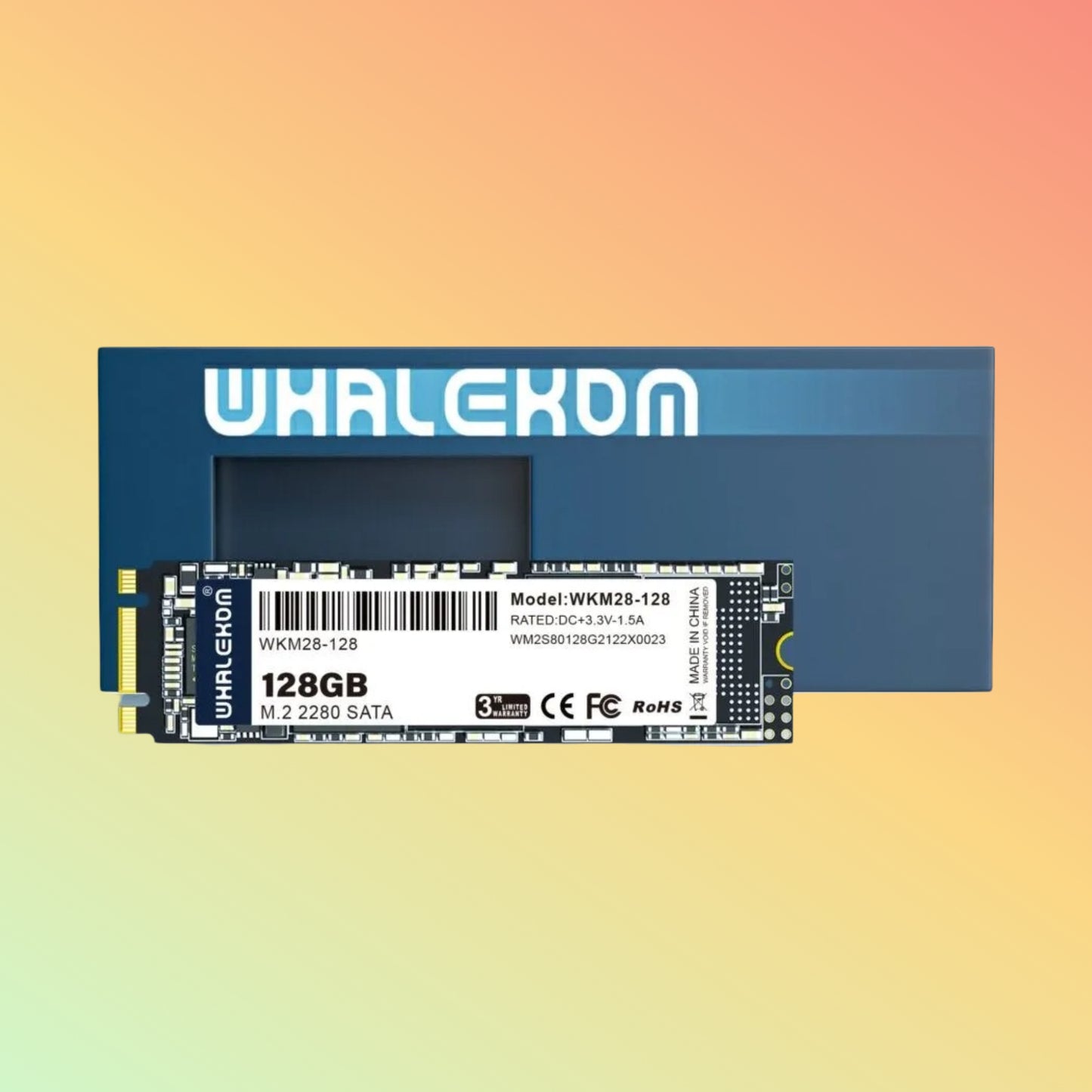 Whalekom WKM28 – M.2 SATA 2280 SSD – 128GB Solid State Drive