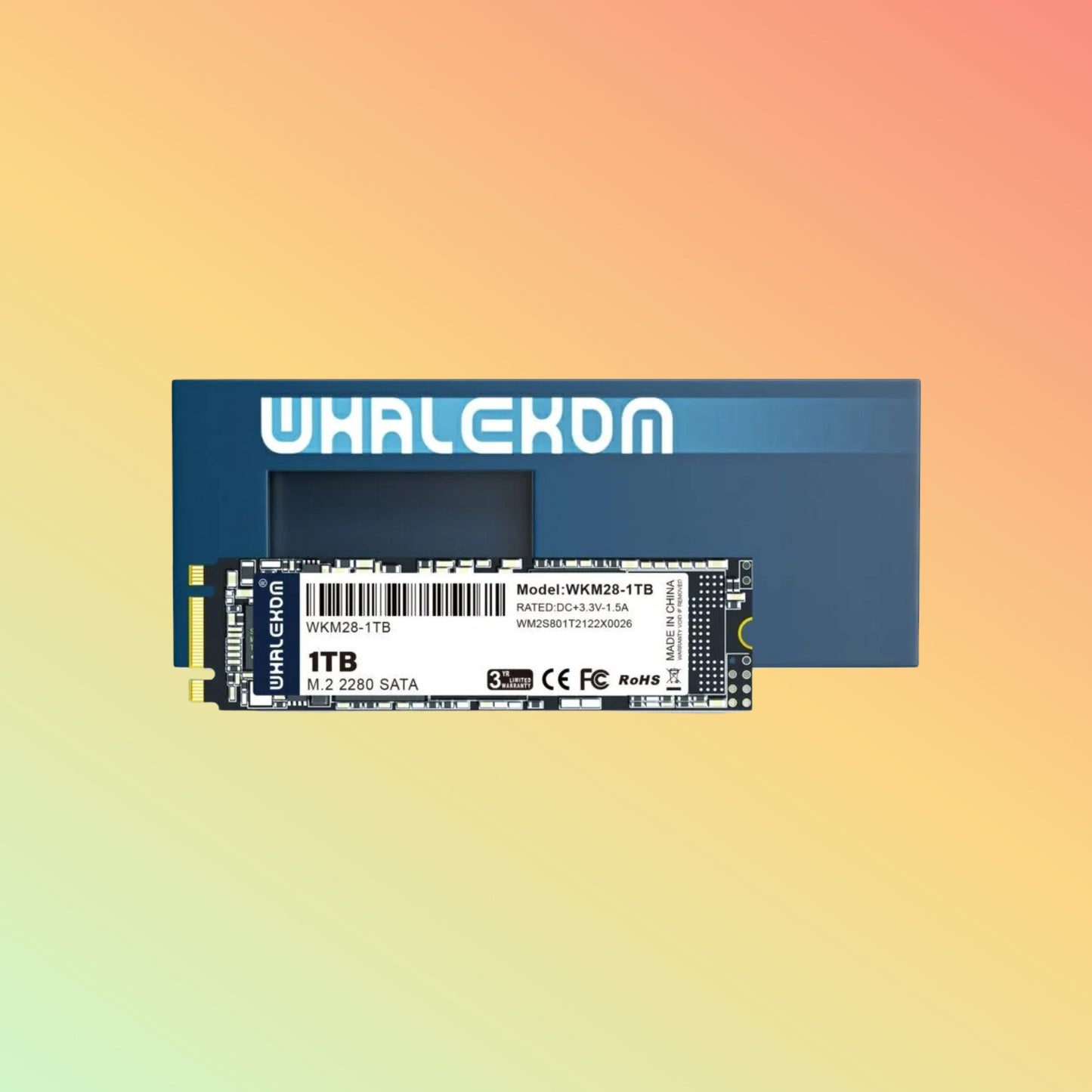 Whalekom WKM28 – M.2 SATA 2280 SSD – 1TB Solid State Drive