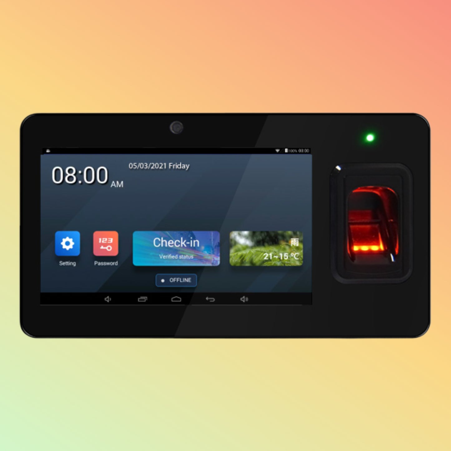 Granding GT168 Android Fingerprint Attendance & Access System