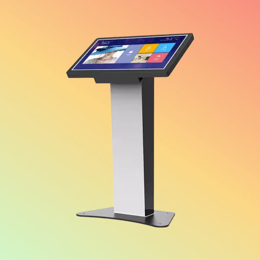 MAKEN 32 inch floor stand guide checking lcd information interactive advertising digital multimedia information kiosk